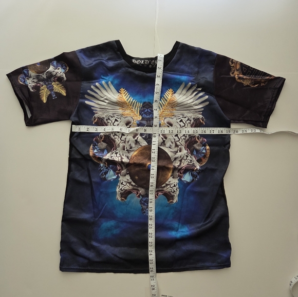 Holdem Denim White Tiger Silk Tee Men's Medium UGC - Picture 2 of 7